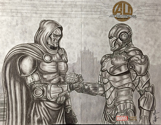 Age of Ultron Sketch Cover