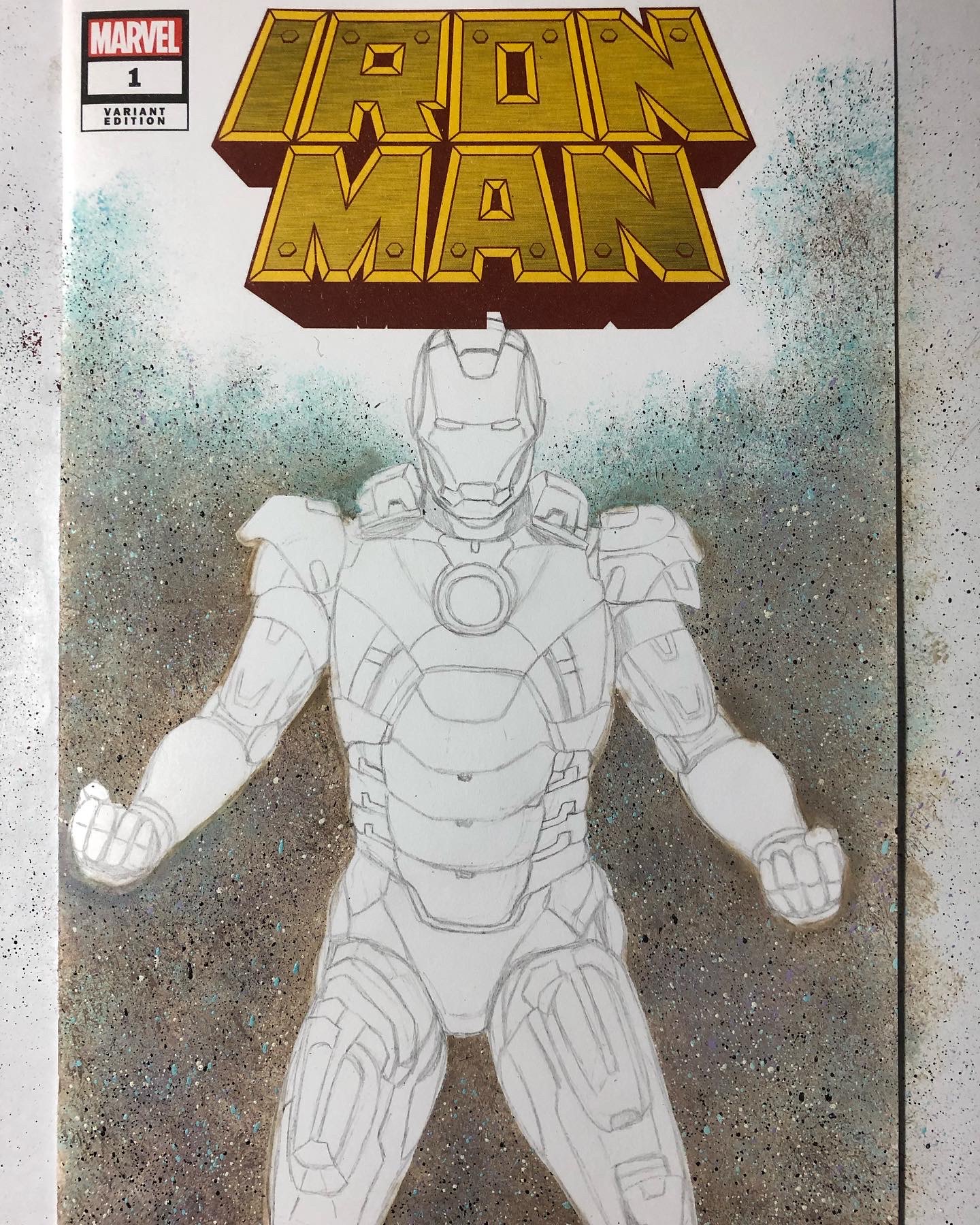 Rough Iron Man Drawing : r/sketches