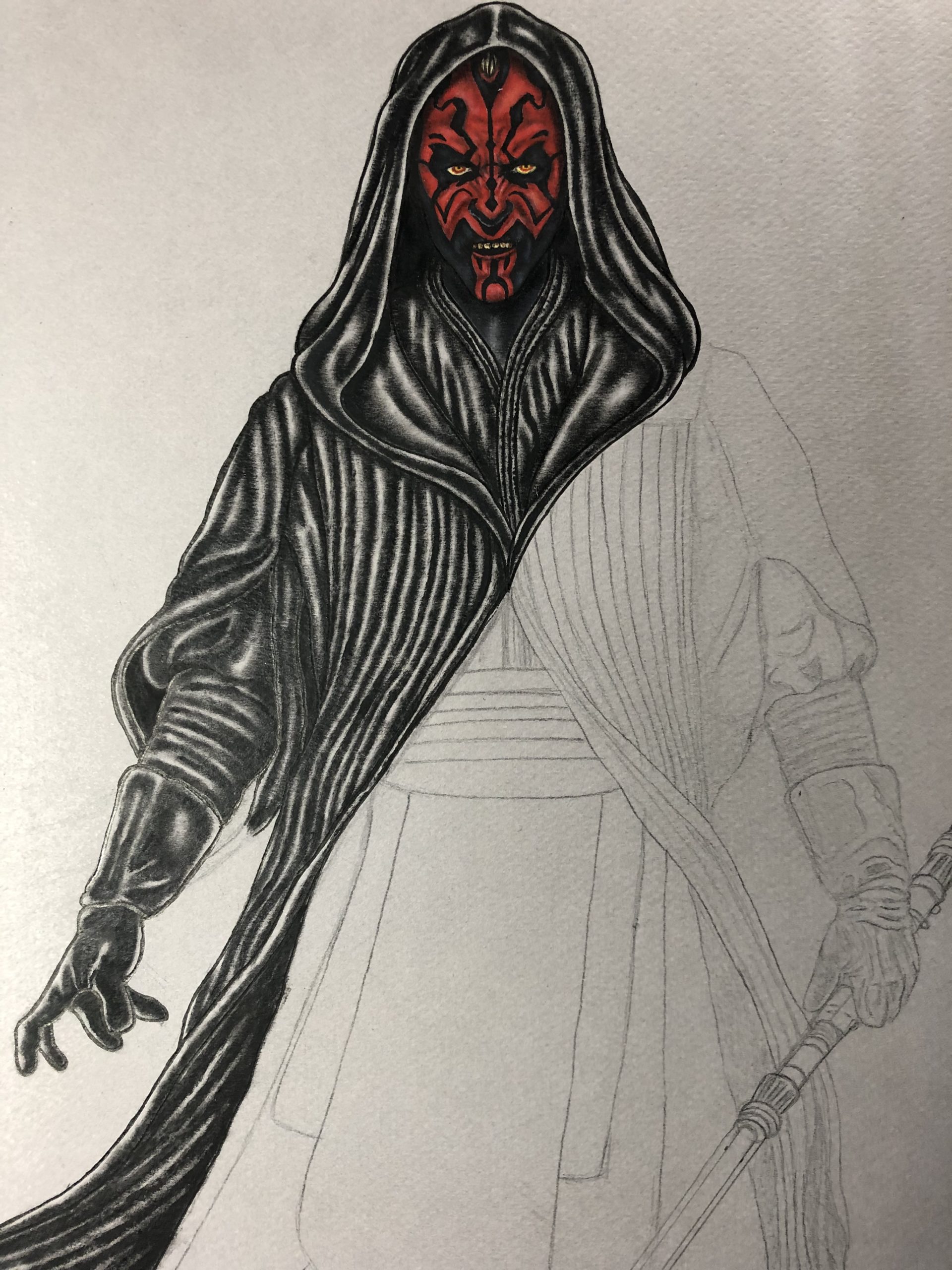 Darth Maul Drawing GIF  Darth Maul Drawing  Discover  Share GIFs